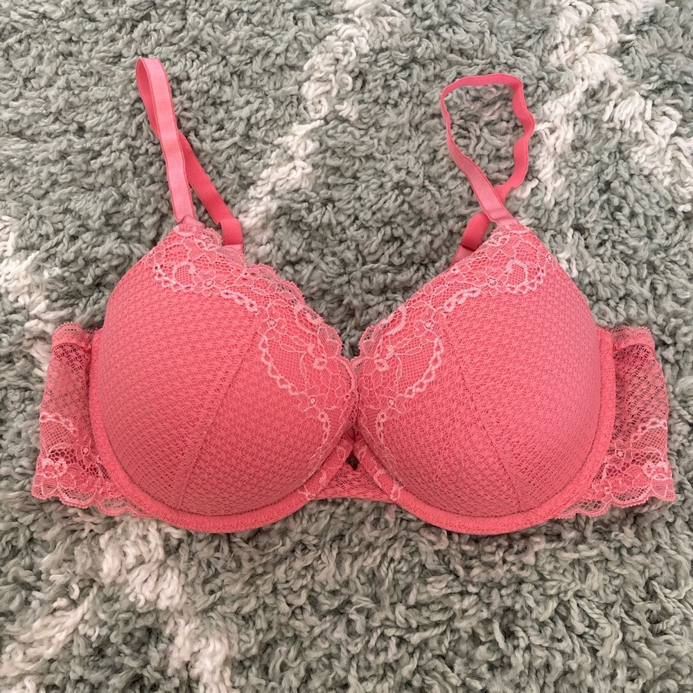Aerie Coral Lace Bra